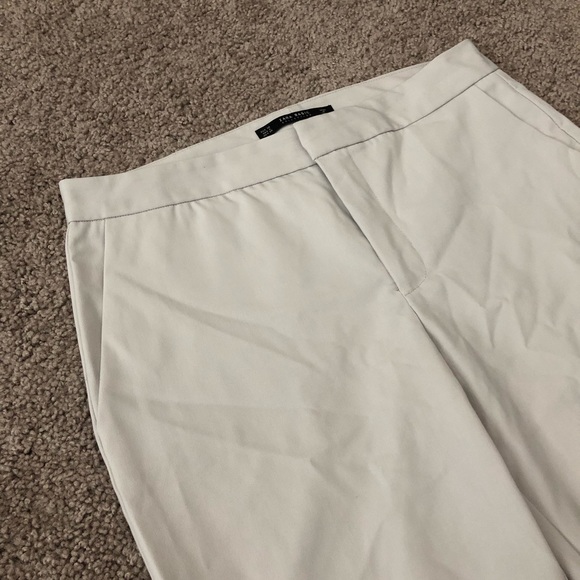 Zara Basic Cropped Trouser Pants - Picture 3 of 9